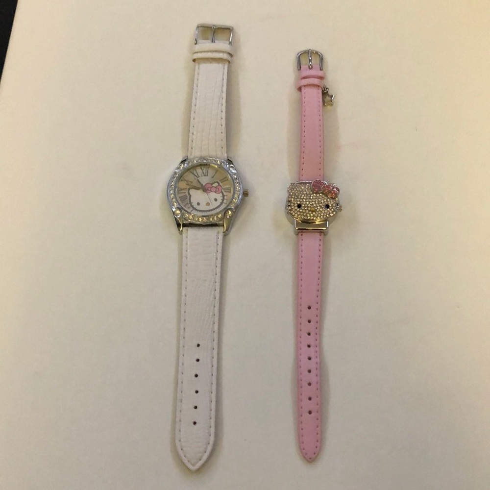 Hello Kitty Watches Set (Used,Needs New Batteries)